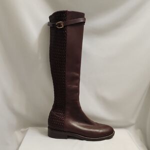 Cole Haan Grand Lexi Grand Stretch Leather Stap Riding Boots (W Size 7.5)